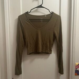 Olive Green Pacsun Long-Sleeve